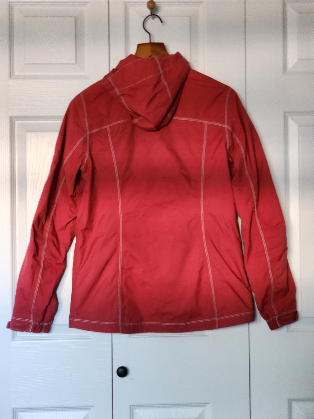 EDDIE BAUER Red Hooded Women's Ski Jacket Size Medium - Picture 8 of 15